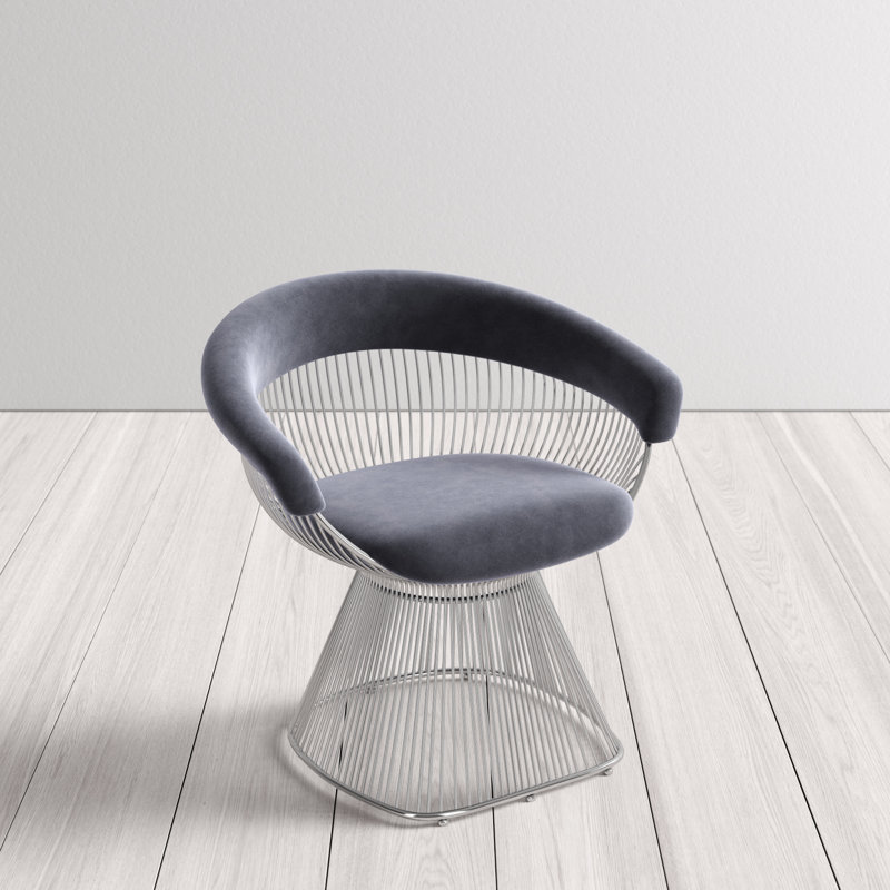 Melva Velvet Upholstered Dining Chair AllModern